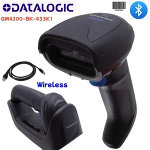 Datalogic Wireless 1D Barcode Scanner USB Kit W/ Cradle Gryphon GM4200-BK-433K1 - Picture 1 of 10