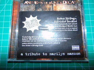 2000 CD Anthems of Rust and Decay: A Tribute to Marilyn Manson NEW Sealed - Imagen 1 de 2