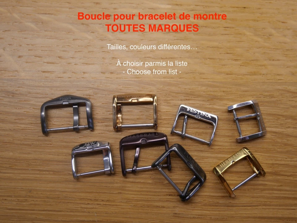 Boucle pour bracelet de montre - TOUTES MARQUES (Choose from list) - Imagen 1 de 1