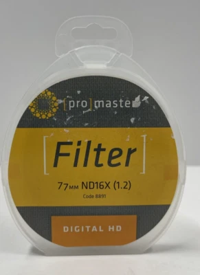 ProMaster Digital HD Filter 77mm ND16X (1.2) Code 8891 - Image 1 of 4