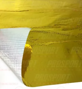 20"x20" Gold Reflective high temperature light weight heat tape sheet - Picture 1 of 1