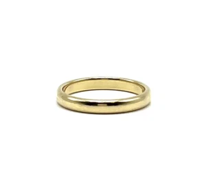 Tiffany & Co. Classic 18K Yellow Gold 3mm Lucida Wedding Band Ring-Size 7 1/4 - Picture 1 of 7