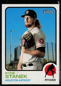2022 Topps Heritage #449 Ryne Stanek SP - Picture 1 of 2