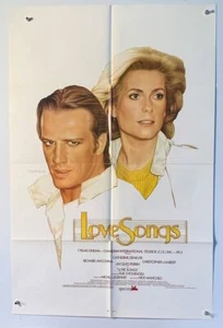 LOVE SONGS Original 1sh Movie Poster Catherine Deneuve Richard Anconina - Picture 1 of 1