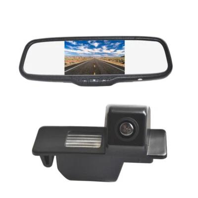 Reverse Camera & Clip-on Rear Mirror Monitor for Buick LaCrosse Excelle GT GL8 - Image 1 of 4