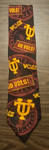 RM VINTAGE 94 Tennessee Vols Volunteers Neck Tie UT Orange Black Red - $0 Ship! Cover