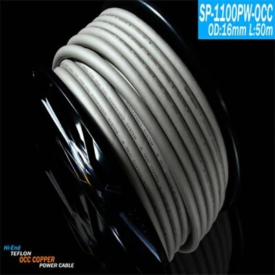 1M YARBO Hi-End Audiophile SP-1100PW-OCC Wire DIY Hifi POWER Cable Cord OD:16mm