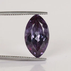 Beautiful Color Change Alexandrite 10 Ct. Marquise Cut Loose Gemstone For Gift - Picture 1 of 5