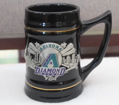 Arizona Diamondbacks Mug Stein n MLB Beer Logo Vintage - Image 1 of 2