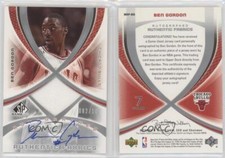 2005-06 SP Game Used Edition Authentic Fabrics /100 Ben Gordon #AAF-BG Auto