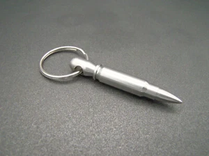 FN 5.7x28mm 5.7x28 5.7 x 28 Bullet KEY CHAIN 2A Stainless Steel Made in the USA - Picture 1 of 3