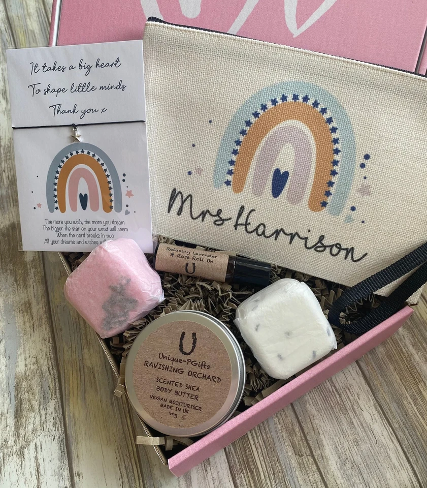 Teacher Hamper Gift Thank You Appreciation End of School Year Present For Her - Image 1 of 4