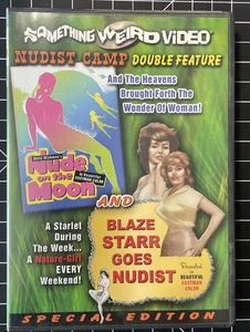 Nude On The Moon & Blaze Starr Goes Nudist Something Weird Video DVD Sealed New - Picture 1 of 5