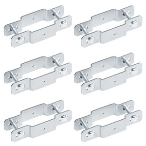 6 Pack 2"x2" Square Fence Line Bracket, 1-1/4" Rail to 2" Square Post connect... - Bild 1 von 7