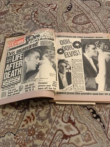 Elvis Presley Vintage Scrapbook 22 Pgs Articles/mag. Clippings 70s/80s - Picture 1 of 24