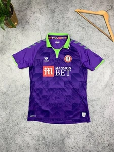 Hummel Bristol City 2020-2021 Away Football Shirt Soccer Jersey Size M - Picture 1 of 8