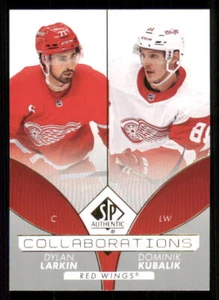 2022-23 SP Authentic Collaborations #C23 Dylan Larkin/Dominik Kubalik - Picture 1 of 2