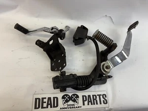 Harley OEM FXST Softail forward controls brake shifter peg mounts master cyl - Picture 1 of 5