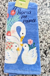 2 tlg. Frühling Küchentuch Set "Mi mama me mima" "Meine Mama verwöhnt mich" Muttertag - Bild 1 von 5