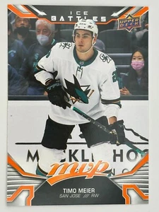 2022-23 Upper Deck MVP Ice Battles #108 Timo Meier - Bild 1 von 2