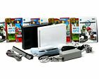 Nintendo Wii Console White, Black - Bundled Games - Authentic Controllers photo