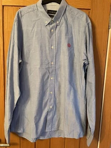Henri Lloyd Mens Long Sleeve Shirt. Size XL Blue Denim Look BNWOT - Picture 1 of 9