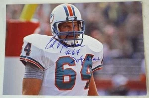 Ed Newman Miami Dolphins Football Autographed Signed Color Snap Shot Photo 4X6 - - Picture 1 of 1