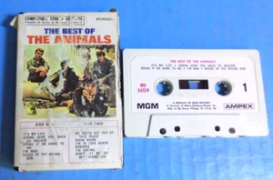 THE BEST OF THE ANINALS CASSETTE RARE CLAMSHELL CASE - Picture 1 of 3