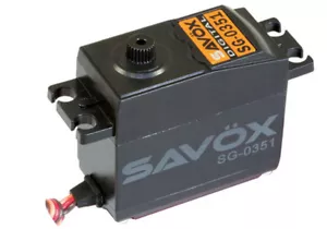 Servo Acelerador Savox SG-0351 Estándar Digital 1/10/Aviones de Aviador de Estacionamiento - Imagen 1 de 1