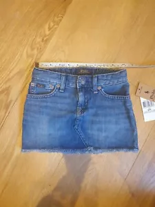 Ralph Lauren Polo Girls Denim Skirt - Picture 1 of 8