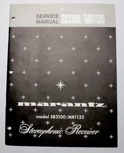 MARANTZ SR3100/MR1135 SERVICE MANUAL ORIGINAL PAPER - Picture 1 of 2