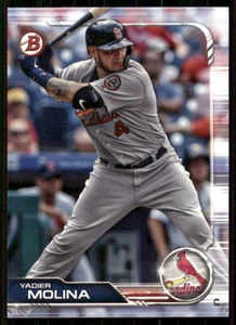 2019 BOWMAN BASE #36 YADIER MOLINA CARDINALS - Picture 1 of 2