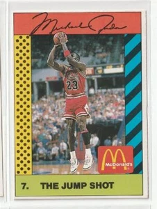 Michael Jordan #7 McDonalds Sports Illustrated niños puntas rayas rojas NrMt- Bulls - Imagen 1 de 2