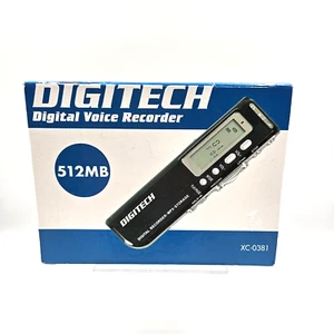 Digitech Digital Voice Recorder Black Boxed 512MB NEAR NEW FREE POST - Picture 1 of 7