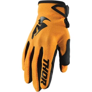 YOUTH THOR SECTOR MOTOCROSS MX BIKE GLOVES childs kids - ORANGE - Picture 1 of 3