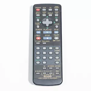 Sharp G019AJ VCR Video Cassette Player Remote Control - Original - Tested! - Picture 1 of 3