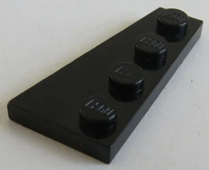 LEGO - Plate / Plate 4 x 2 Left (4 Pieces), Black # 41770 - Picture 1 of 1