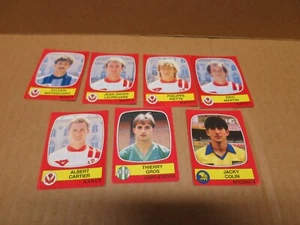 PANINI FOOTBALL FRANCE 1987 ensemble de 7 images NANCY et EQUIPES DIVERSES - Picture 1 of 2