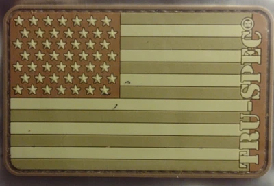 TRU-SPEC flag Tactical Morale Patch SHOT-SHOW 2025 PVC H&L NIP FDE/ODG Foto 1 de 4