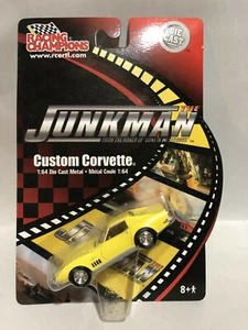 1969 Corvette YELLOW Junkman Movie 1:64 Racing Champions 78238 - Picture 1 of 1