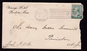 YOUNG'S HOTEL, BOSTON, MASS. -1889 - Picture 1 of 1