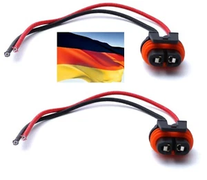 Flosser Wire 9448 Pigtail Female H11 Two Harness Fog Light Replacement Plug Play - Picture 1 of 8