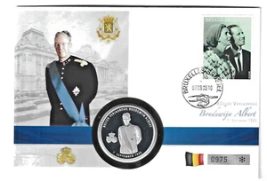 Numismatic Cover Monarchies Of Europe Belgium King Baudouin I 2010 - Picture 1 of 1