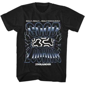 Zoolander Good Looking American Classics schwarz einfarbig Erwachsene Kurzarm T-Shirt - Bild 1 von 3