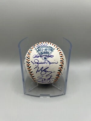 Juego de estrellas de béisbol firmado por la Liga Americana 2005 MLB autenticado 28 autos Foto 1 de 4