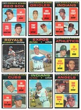 1971 Topps Baseball "Rookies RC Cards" U-Pick 7-447 complete your set EX