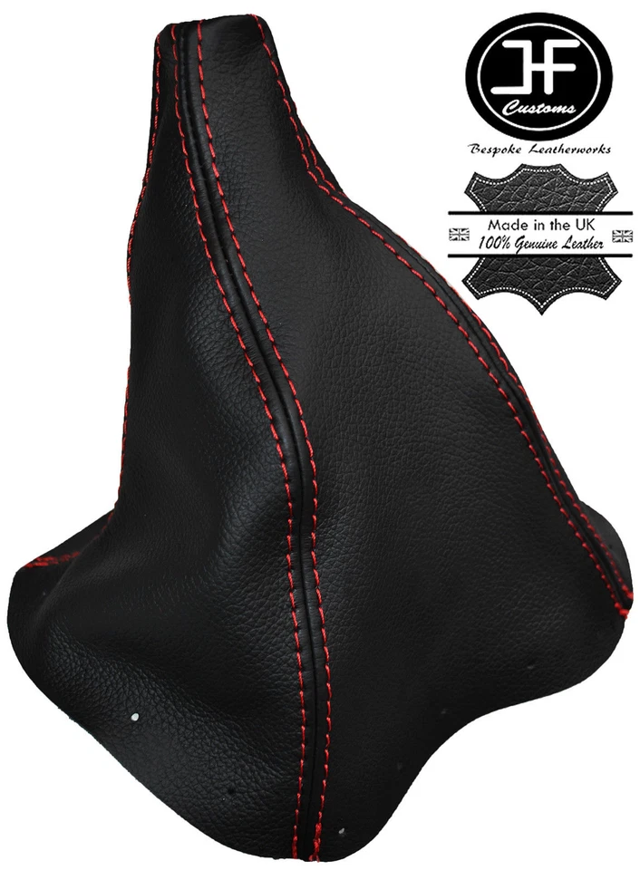 RED STITCH  LEATHER SHIFT BOOT FITS FORD THUNDERBIRD SC TAURUS SHO 1989-1995 - Image 1 of 3