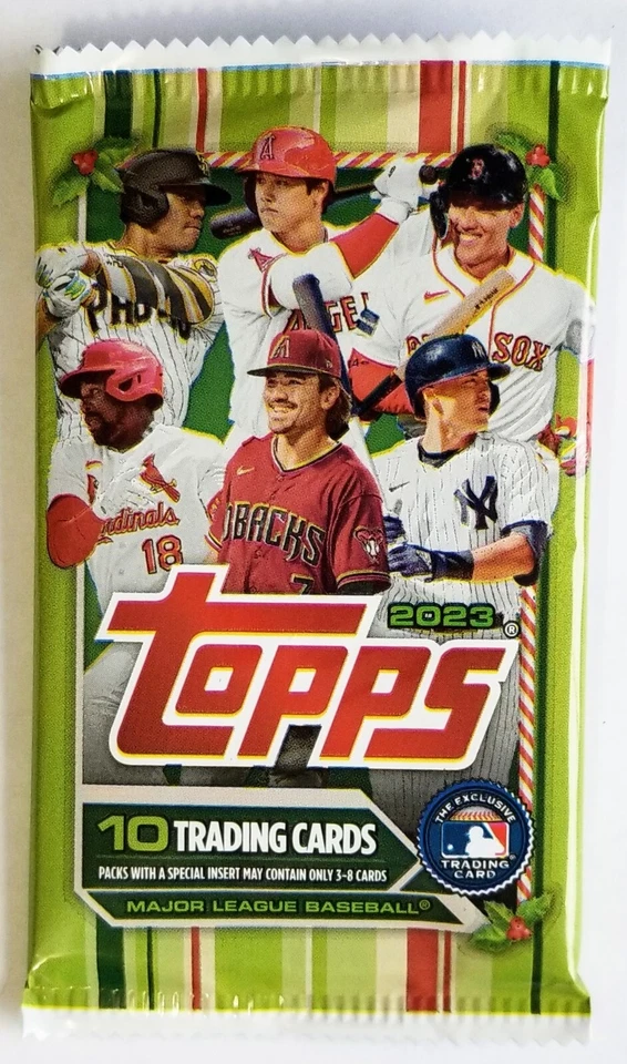 2023 Topps Holiday Baseball METALLIC PARALLEL #1-200 Complete your Set Pick Card - Image 1 of 1