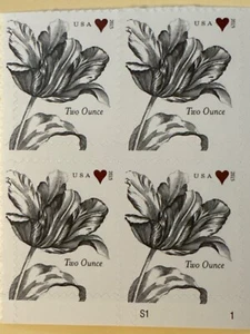 stamps #4960 block Vintage rose SV $45+ - Picture 1 of 1