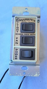 Casablanca W-11 Ceiling Fan Wall Control Switch Inteli Touch - Picture 1 of 5